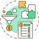 Debt consolidation  Icon