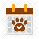 Dia del cuidado de mascotas  Icono