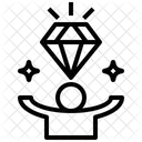 Diamond Business Diamond Luxury Icon