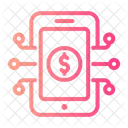 Digital Currency Digital Mobile Banking Icon