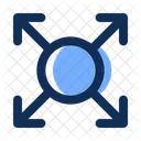 Direction Flexibility Arrow Icon