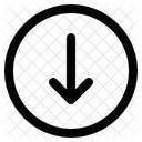 Arrow Down File Icon
