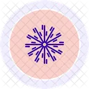 Eid Fireworks Line Icon Icon