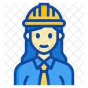 Engineer Architect Woman Occupation Female Icon