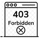 Error 403  Icon