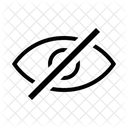 Eye Hidden File Hide Icon