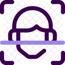 Face Recognition Scan Identification Detection Icon
