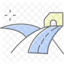 Farm Field With Road Farm Field Icon