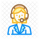 Female Agent  Icon