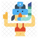 Female Diver  Icon