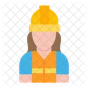 Female Engineer Woman Icon