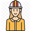 Female Engineer  Icon