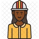Female Engineer  Icon
