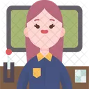 Female Engineer  Icon