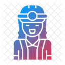 Female Engineer Woman Icon