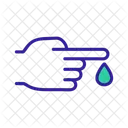 Biomaterials Finger Analysis Icon