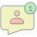 Followers Lineal Color Icon Icon