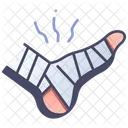 Injury Treatment Foot Icon
