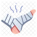 Injury Treatment Foot Icon