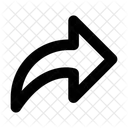 Forward Arrow Send Icon