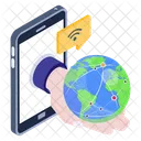 Global Communication  Icon