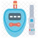 Glucose Meter Blood Glucose Diabetes Icon