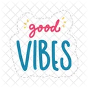 Good Vibes Chill Out Relax Icon