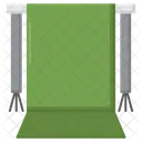 Green Screen Behind The Scene Movie Screen Icon
