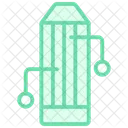 Guqin Chinese Zither Duotone Line Icon Icon