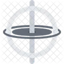 Gyroscope Top Turntable Icon