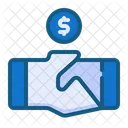 Handshake Ramadan Lantern Icon