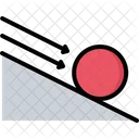 Hill Down  Icon