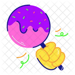 Holding Lollipop  Icon
