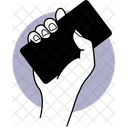Holding Phone Phone Holding Holding Smartphone Icon