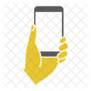 Smartphone Holding Screend Icon