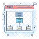Methodology Process Flow Icon