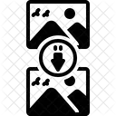 Image scroll down  Icon