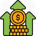 Ingresos Crecimiento Ingresos Icono