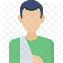 Injured Patient Bandage Icon