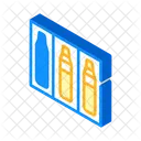 Insulin Cartridges Isometric Icon
