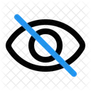 Invisible Eye Eye Password Icon