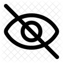Invisible Eye Eye Password Icon