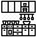 Kitchen Kitchen Rack Slab Icon