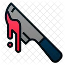 Knife Blood Halloween Icon