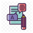 Iwritten Language Language Translation Translation Icon
