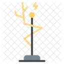 Lightning Thunderstorm Pole Icon
