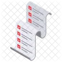 Lista De Verificacao Tabela Lista Ícone