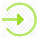 Log In Right Arrow Next Page Icon