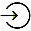Log In Right Arrow Next Page Icon