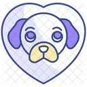 Love Pet Pet Paw Icon